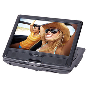Proscan - Lecteur DVD Portable avec Écran LCD de 10", Haut-Parleur Stéréo, Noir - Simple Boutique