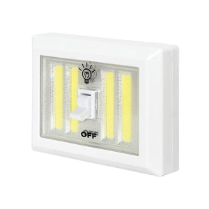 RCA - Éclairage Murale avec Interrupteur Sans-Fil, 4 COBLED, 400 Lumens, Blanc - Simple Boutique