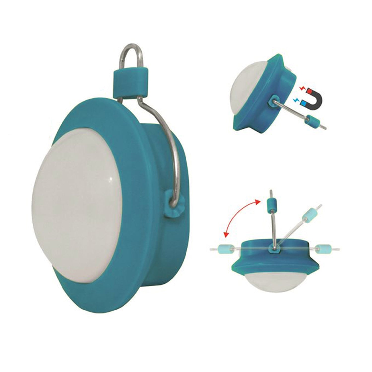 RCA - Lumière COBLED portable de Travail ou Camping, 120 Lumens, Bleu - Simple Boutique