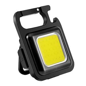 RCA - Mini Lampe de Poche COB Rechargeable avec Mousqueton, Rechargeable, 800 Lumens - Simple Boutique