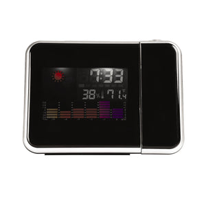 RCA - Réveil-Matin Projecteur, Projette l'heure au Mur ou au Plafond, Écran LCD, Affichage de la Température, Batterie de secours, Noir - RCPJ100A1 - Simple Boutique