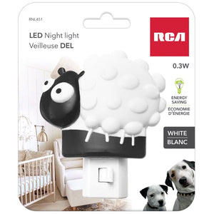 RCA - Veilleuse pour Enfant au LED en Forme de Mouton, Blanc - Simple Boutique