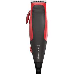 Remington - Trousse de Coupe de Cheveux 16 Morceaux, Lame en Acier Inoxydable, Rouge - Simple Boutique