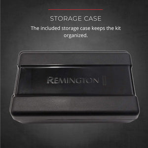 Remington - Trousse de Coupe de Cheveux 16 Morceaux, Lame en Acier Inoxydable, Rouge - Simple Boutique