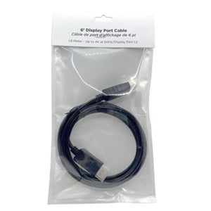 Rockstone - Câble Display Port 1.2, Résolution 2K ou 4K, Longueur de 1.8 mètre - Simple Boutique