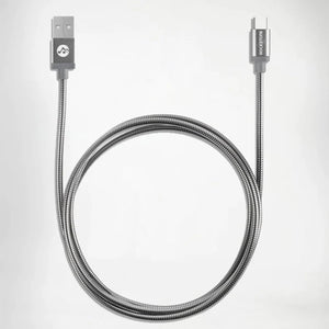 Rockstone - Câble USB Type-C Pour Téléphone ou Tablette, Tressé , Résistant au Animaux, Longueur de 1.2 Mètre - Simple Boutique