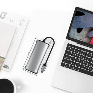 Rockstone - Hub USB Type-C 8 en 1, USB-A, HDMI, Lecteurs de Carte SD et Micro SD et Plus - Simple Boutique