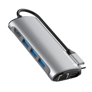 Rockstone - Hub USB Type-C 8 en 1, USB-A, HDMI, Lecteurs de Carte SD et Micro SD et Plus - Simple Boutique