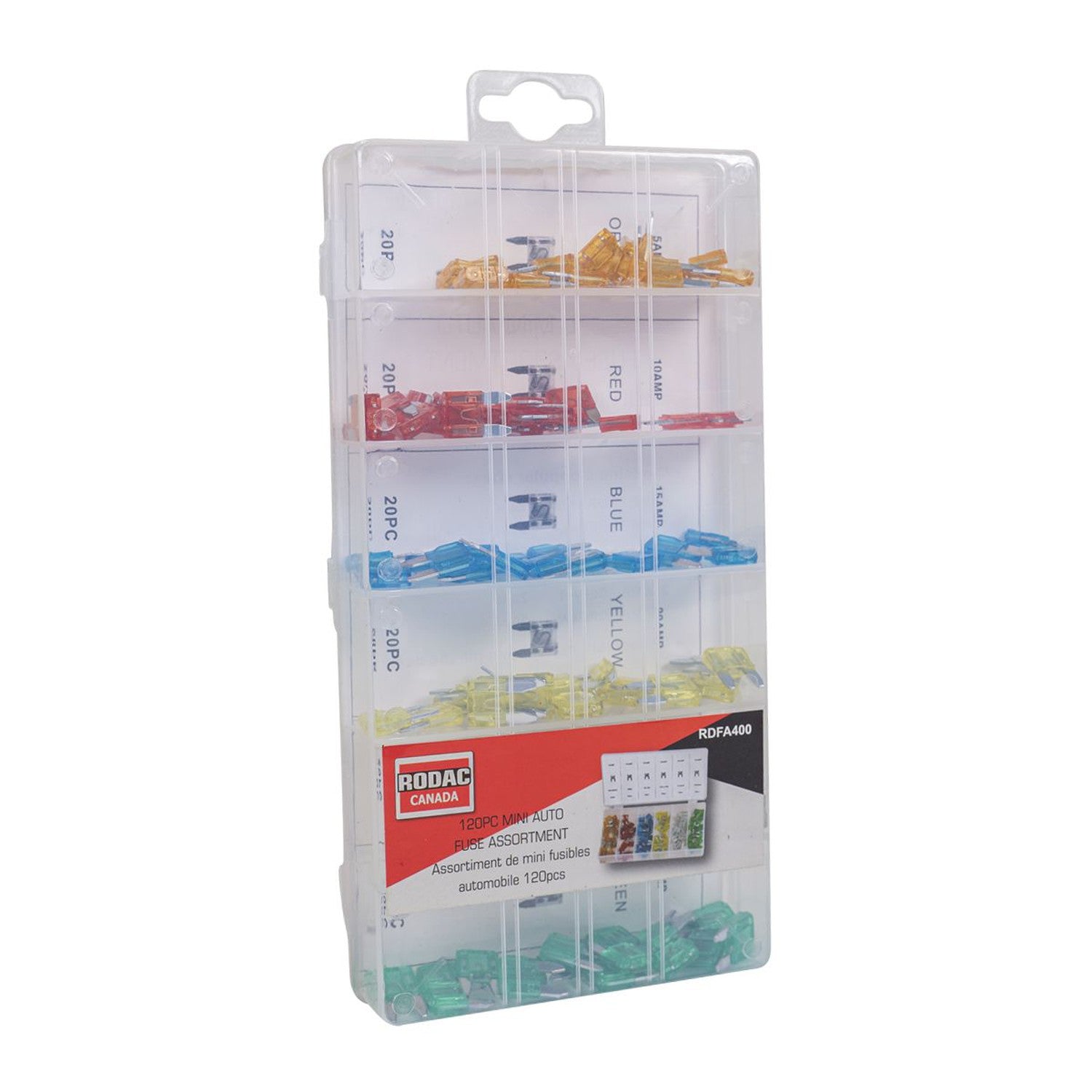 Rodac - Assortiment de 100 Fusibles ATO et Mini pour Voiture - Simple Boutique