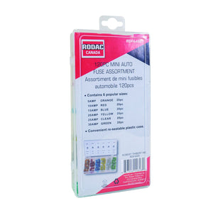 Rodac - Assortiment de 100 Fusibles ATO et Mini pour Voiture - Simple Boutique