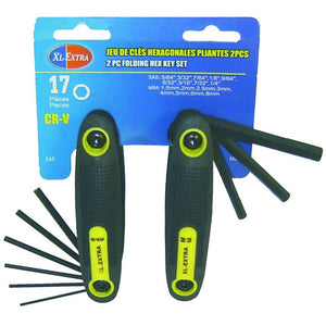 Rodac - Clés Hexagonales Pliantes-17 Pcs - Simple Boutique