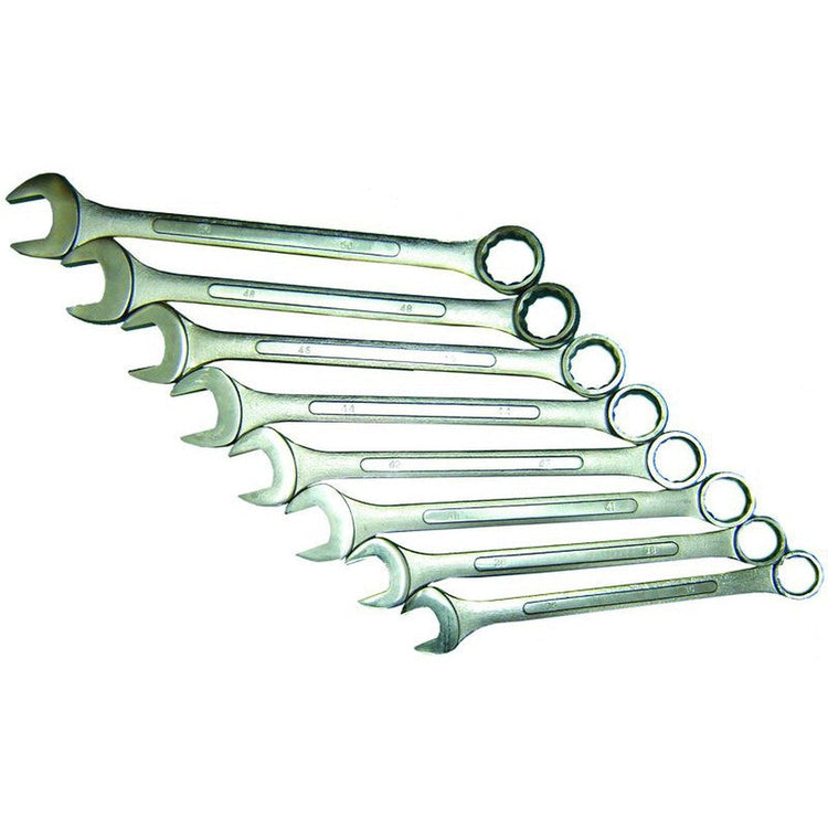 Rodac - Ensemble 8 Morceaux de Clés Mixtes Metriques, Tailles allant de 36mm à 50mm - Simple Boutique