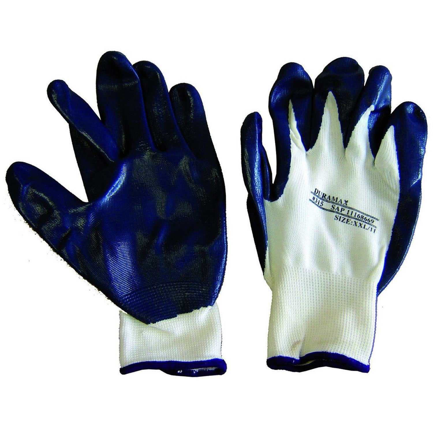 Rodac - Gants En Nylon Recouverts De Nitrile X-Large - Simple Boutique