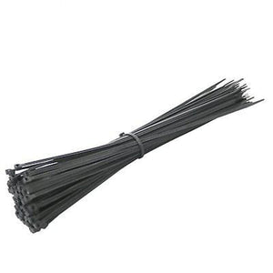 Rodac - Lot de 100 Attaches-Câbles, Longeur de 11 3/4", Charge Maximal de 120Lb, Noir - Simple Boutique