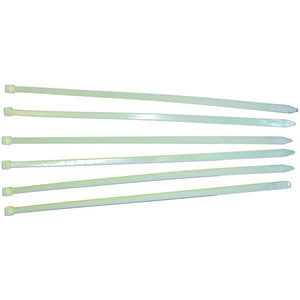 Rodac - Lot de 100 Attaches-Câbles, Longueur de 14-1/2", Charge Maximal 120 Lbs, Naturel - Simple Boutique