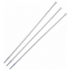 Rodac - Lot de 100 Attaches-Câbles, Longueur de 32", Charge Maximal de 175Lb, Blanc - Simple Boutique