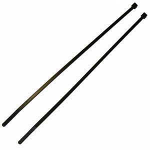 Rodac - Lot de 100 Attaches-Câbles, Longueur de 7-3/4", Charge Maximal de 50Lb, Noir - Simple Boutique