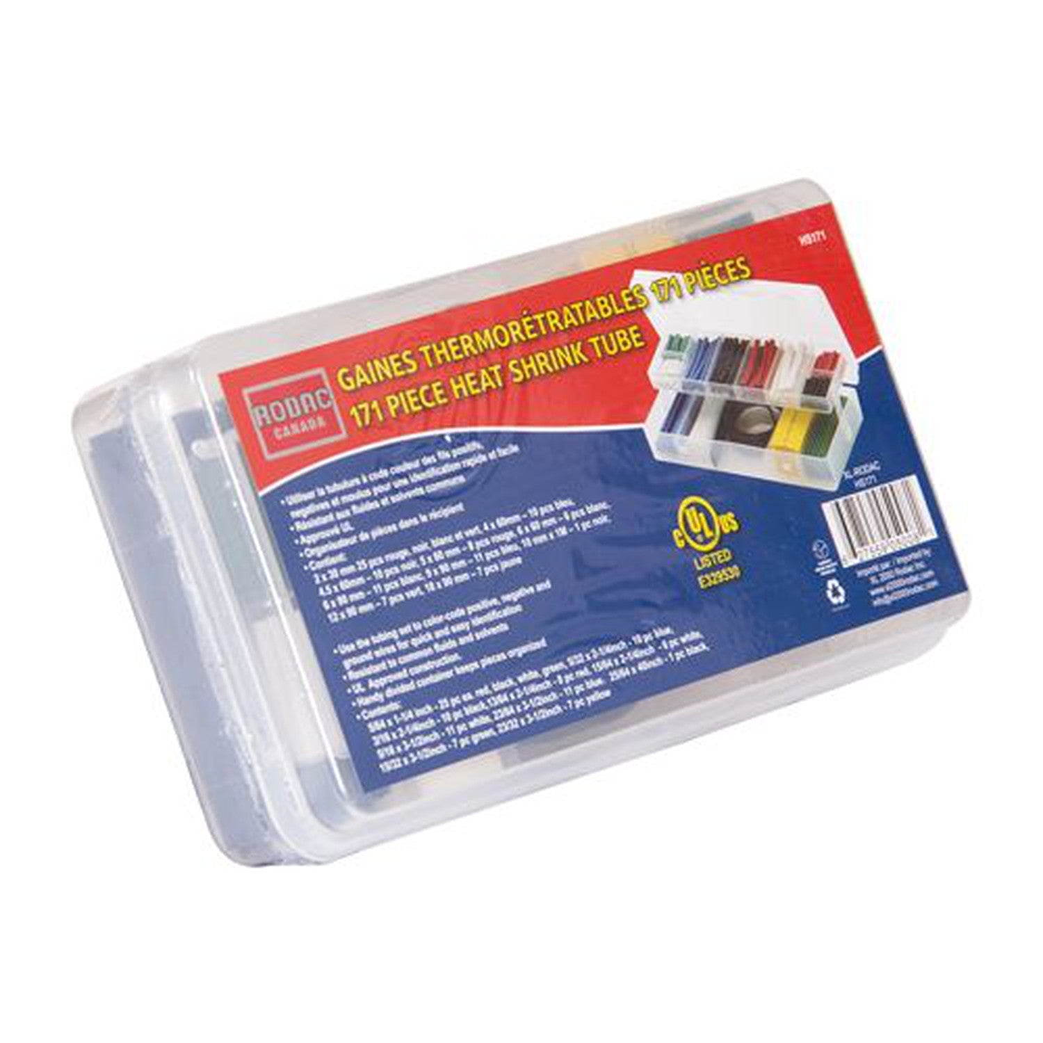 Rodac - Rdhs171-Gaines Thermorétractables (171 Pièces) - Simple Boutique