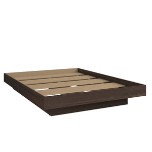 SUA-V - Base de Lit Kelly en Mélamine Thermofusionnée, Grandeur Queen, Tuxedo - Simple Boutique