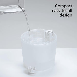 Safety 1st - Humidificateur Sans Filtre, Detecte la Température et Le Niveau D'humidité, Blanc - Simple Boutique
