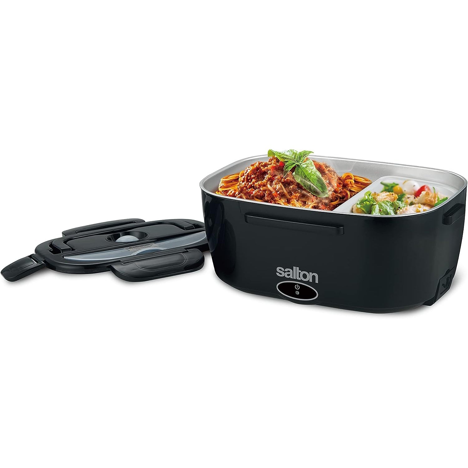 Salton - Boite à Lunch Chauffante Portable, Capacité de 1.5 Litre, Prise Murale et Chargeur de voiture Inclus - Simple Boutique
