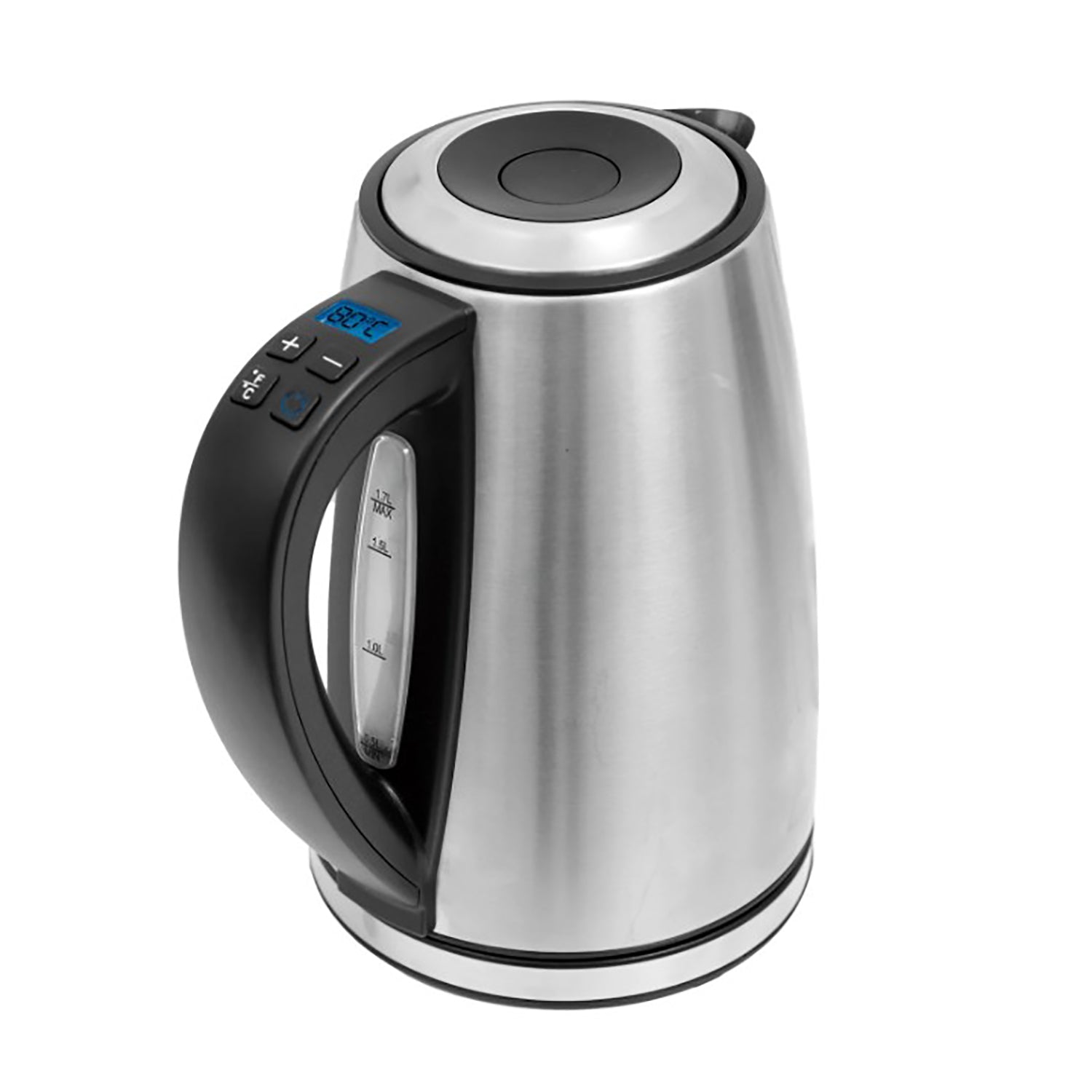 Salton - Bouilloire Électrique, Plage de Température de 40 à 100°C, Capacité de 1.7L, Acier Inoxydable - Simple Boutique