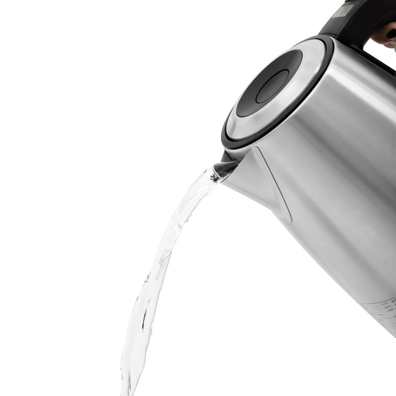 Salton - Bouilloire Électrique, Plage de Température de 40 à 100°C, Capacité de 1.7L, Acier Inoxydable - Simple Boutique