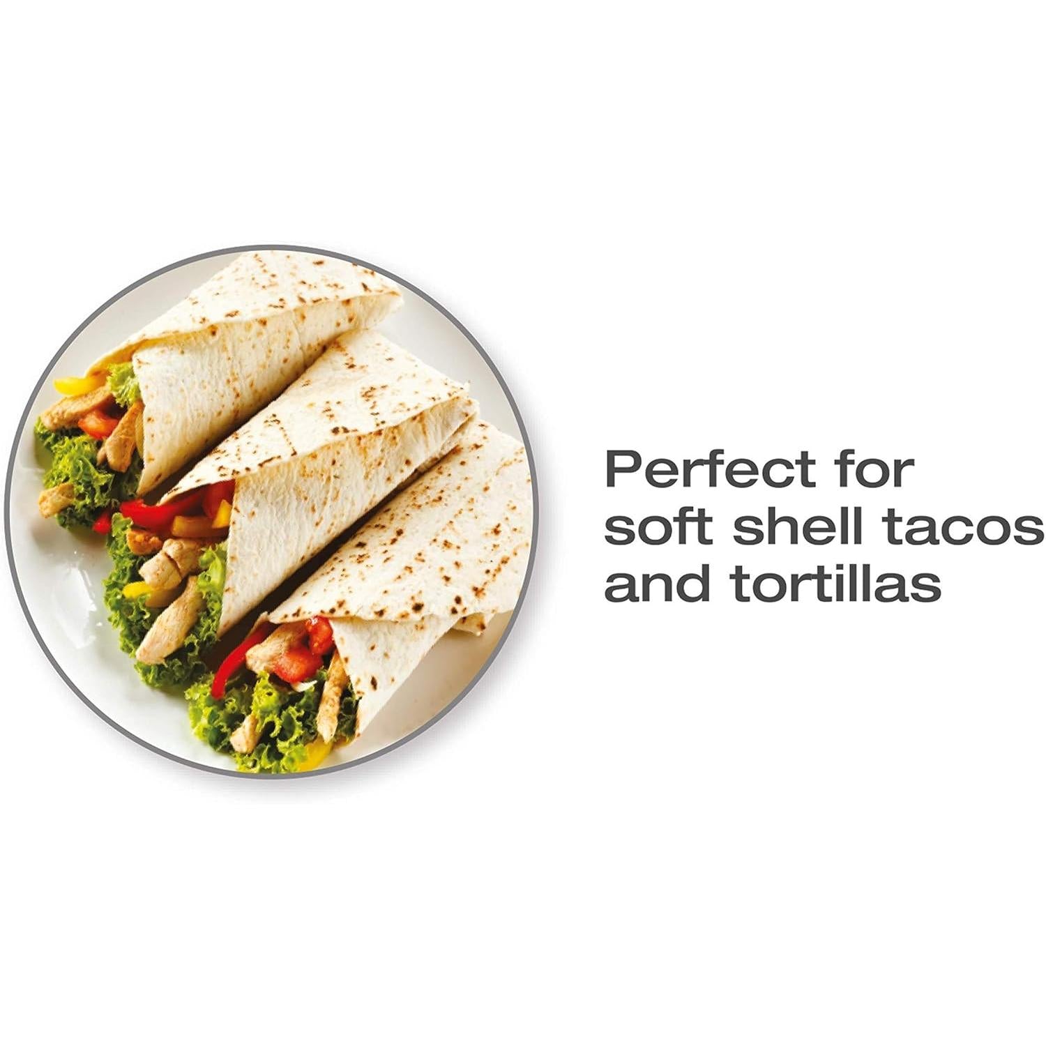 Salton CM1337 Crêpière Électrique Sans Fil avec Plat à Pâte et Spatule, Surface Antiadhésive, Température Automatique, 7.5", 800W, Blanc - Simple Boutique