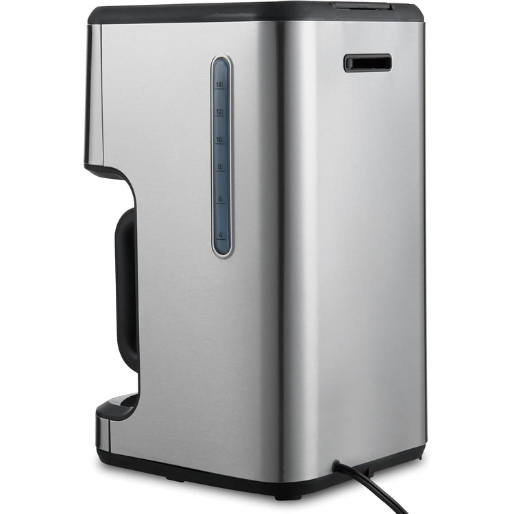 Salton - Cafetière Numérique Programmable, Capacité de 14 Tasses, Pour Café Chaud ou Froid, Acier Inoxydable - Simple Boutique
