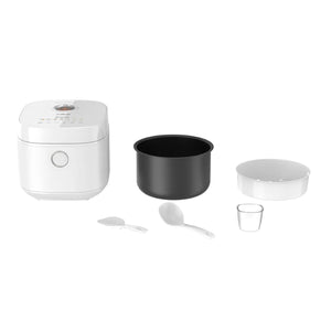 Salton - Cuiseur à Riz Multifonction Micom, Capacité de 20 Tasses, Bol Antiadhésif, Blanc - Simple Boutique