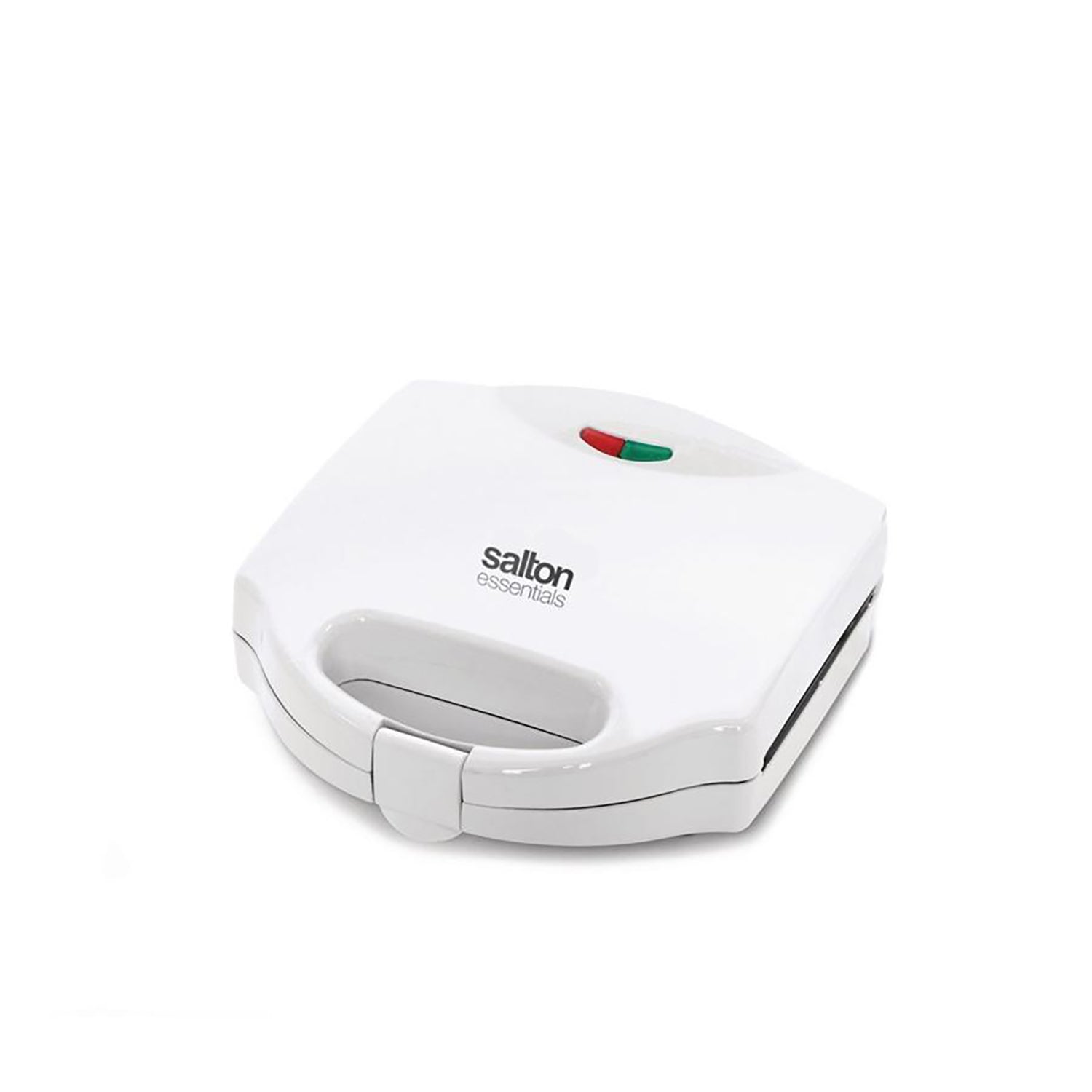Salton Essentials - Grill à Sandwich avec Surface Anti-Andhésive, Blanc - Simple Boutique