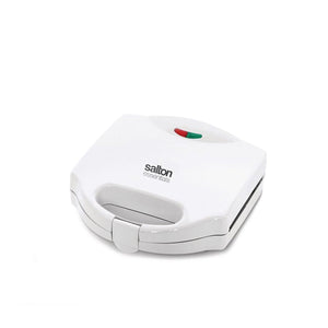 Salton Essentials - Grill à Sandwich avec Surface Anti-Andhésive, Blanc - Simple Boutique