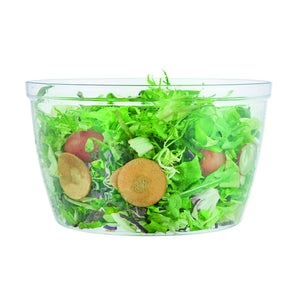 Salton - Essoreuse à Salade Électrique Rechargeable, Sans-Fil, Avec Bol de Service, Bleu - Simple Boutique