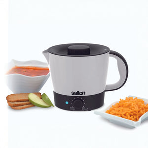 Salton - Multicuiseur MultiPot, Revêtement Antiadhésif, Température Réglable, Blanc - Simple Boutique
