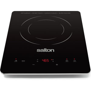 Salton - Plaque de Cuisson à Induction Portable avec Écran LED, Cool Touch et 8 Réglages de Température, Noir - Simple Boutique