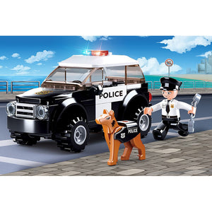 Sluban - Ensemble de Blocs de Construction Brigade Canine avec 1 Figurine, 78 Pièces - Simple Boutique