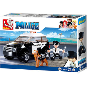 Sluban - Ensemble de Blocs de Construction Brigade Canine avec 1 Figurine, 78 Pièces - Simple Boutique