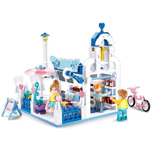 Sluban - Ensemble de Blocs de Construction Café de Rêve avec 3 Figurines, 289 Pièces - Simple Boutique