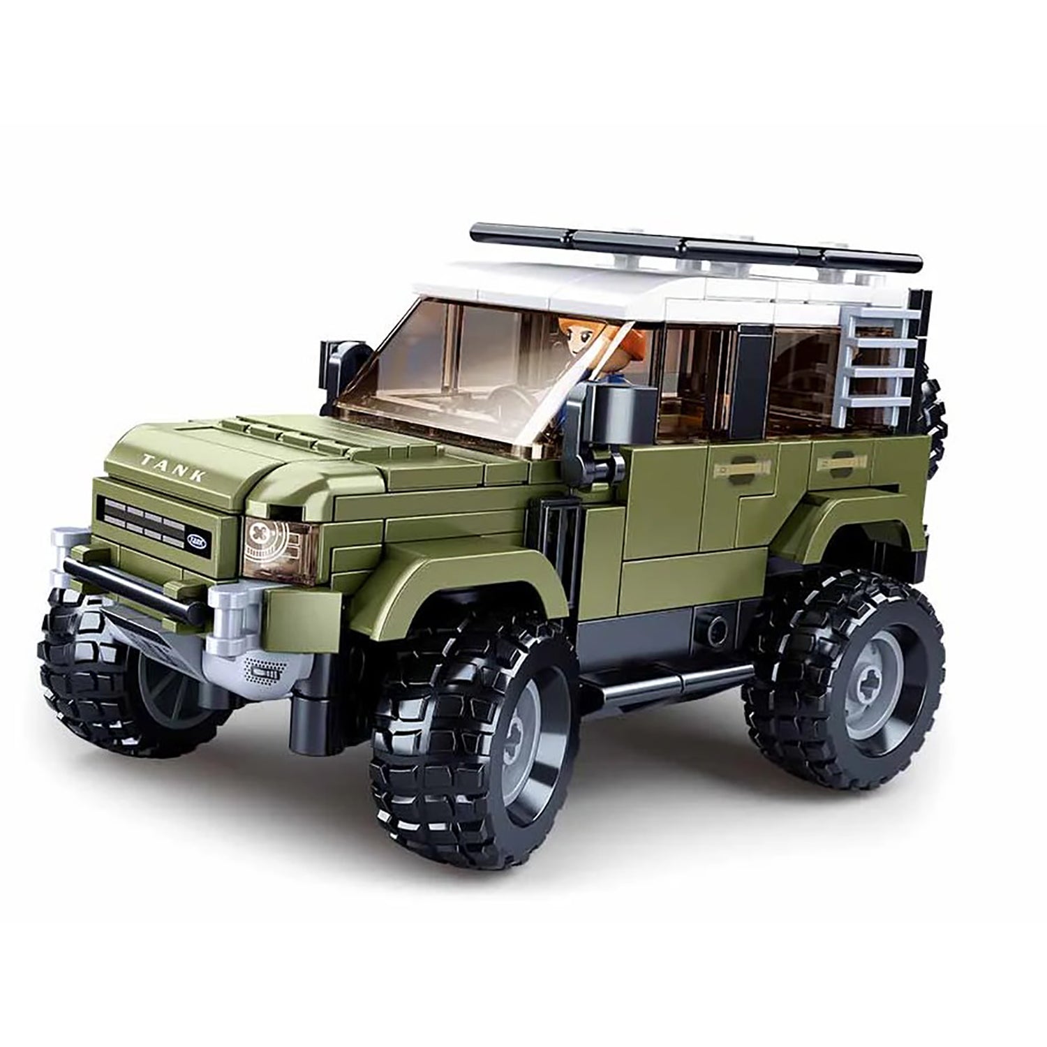 Sluban - Ensemble de Blocs de Construction Camion SUV avec 1 Figurine, 317 Pièces - Simple Boutique