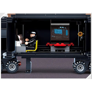 Sluban - Ensemble de Blocs de Construction Camion de Police, Hélicoptère et 5 Figurines, 540 Pièces - Simple Boutique