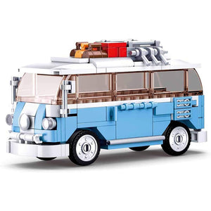 Sluban - Ensemble de Blocs de Construction Mini Van avec 2 Figurines, 227 Pièces - Simple Boutique