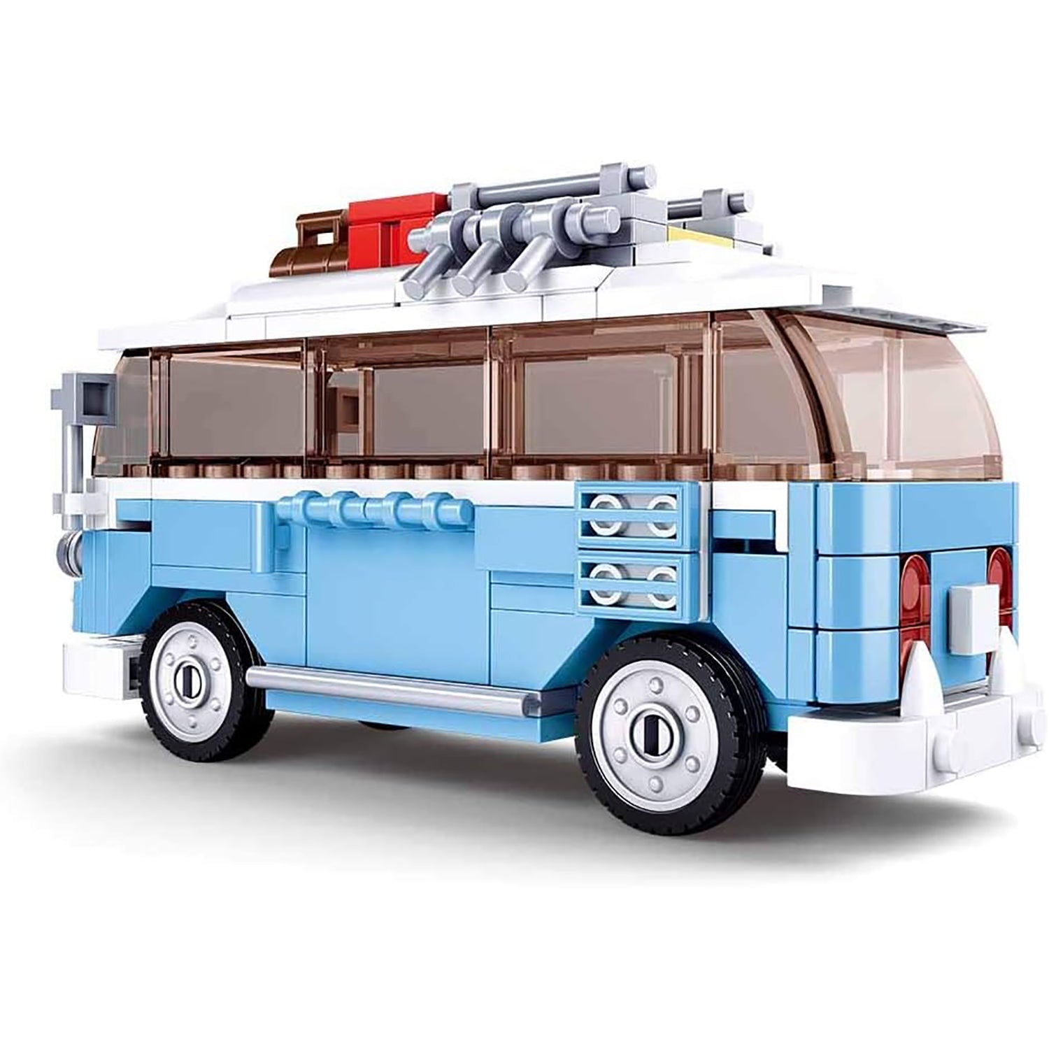 Sluban - Ensemble de Blocs de Construction Mini Van avec 2 Figurines, 227 Pièces - Simple Boutique