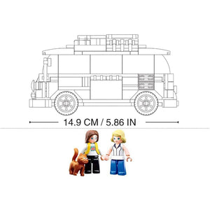 Sluban - Ensemble de Blocs de Construction Mini Van avec 2 Figurines, 227 Pièces - Simple Boutique