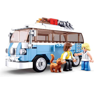 Sluban - Ensemble de Blocs de Construction Mini Van avec 2 Figurines, 227 Pièces - Simple Boutique