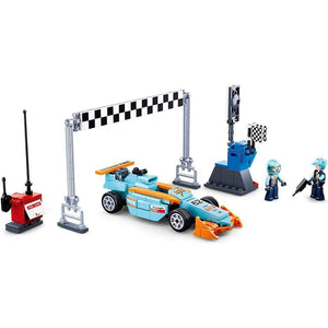 Sluban - Ensemble de Blocs de Construction Voiture de Course avec 2 Figurines, 210 Pièces - Simple Boutique