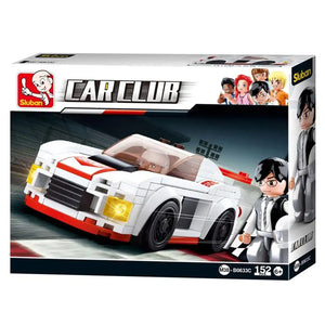 Sluban - Ensemble de Blocs de Construction Voiture de Course avec Figurine, 152 Pièces - Simple Boutique