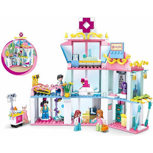Sluban - Ensemble de Blocs de Constructions Hôpital de Rêve avec 5 Figurines, 459 Pièces - Simple Boutique