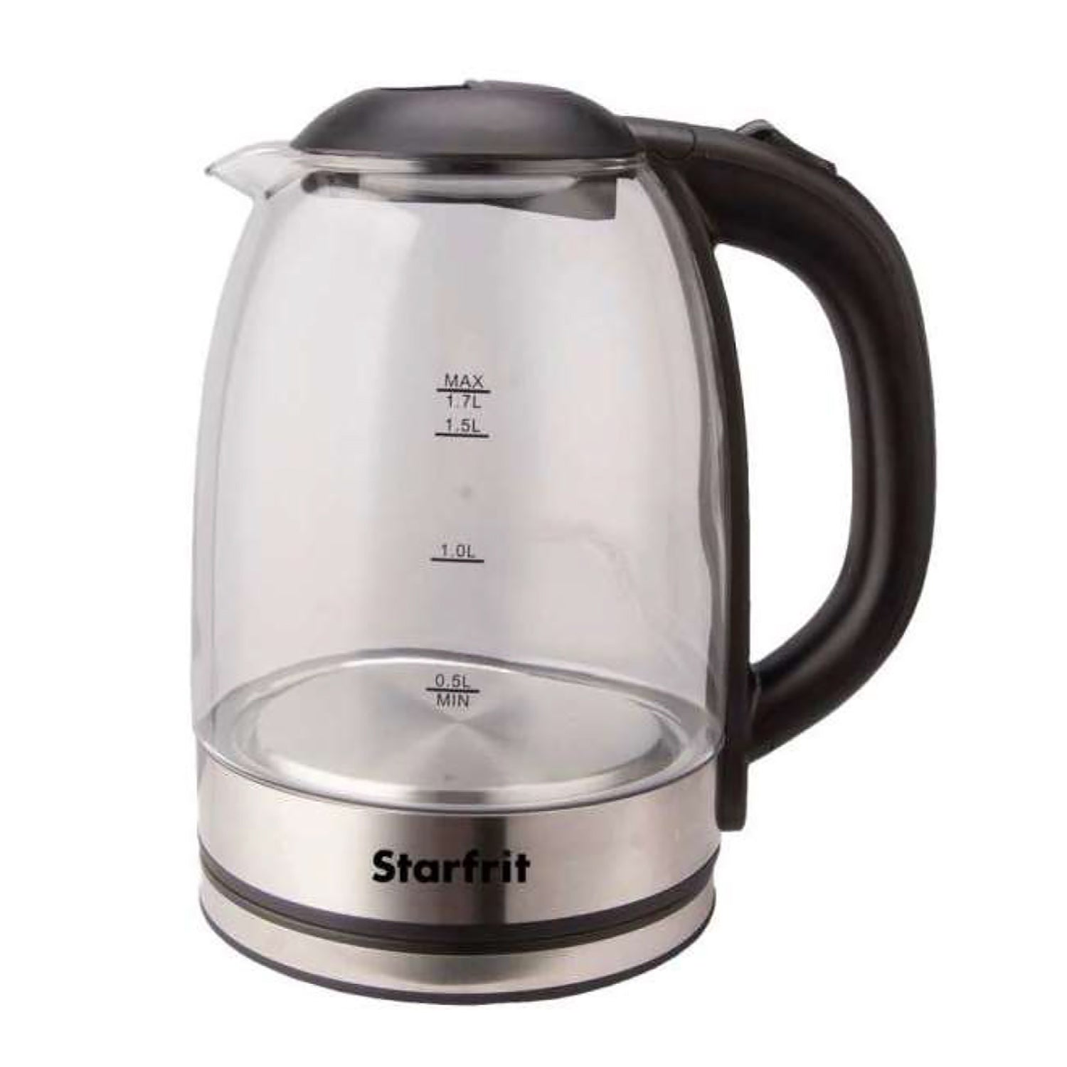 Starfrit - Bouilloire Électrique en Verre, Capacité de 1.7 Litre, 1500 Watts - Simple Boutique