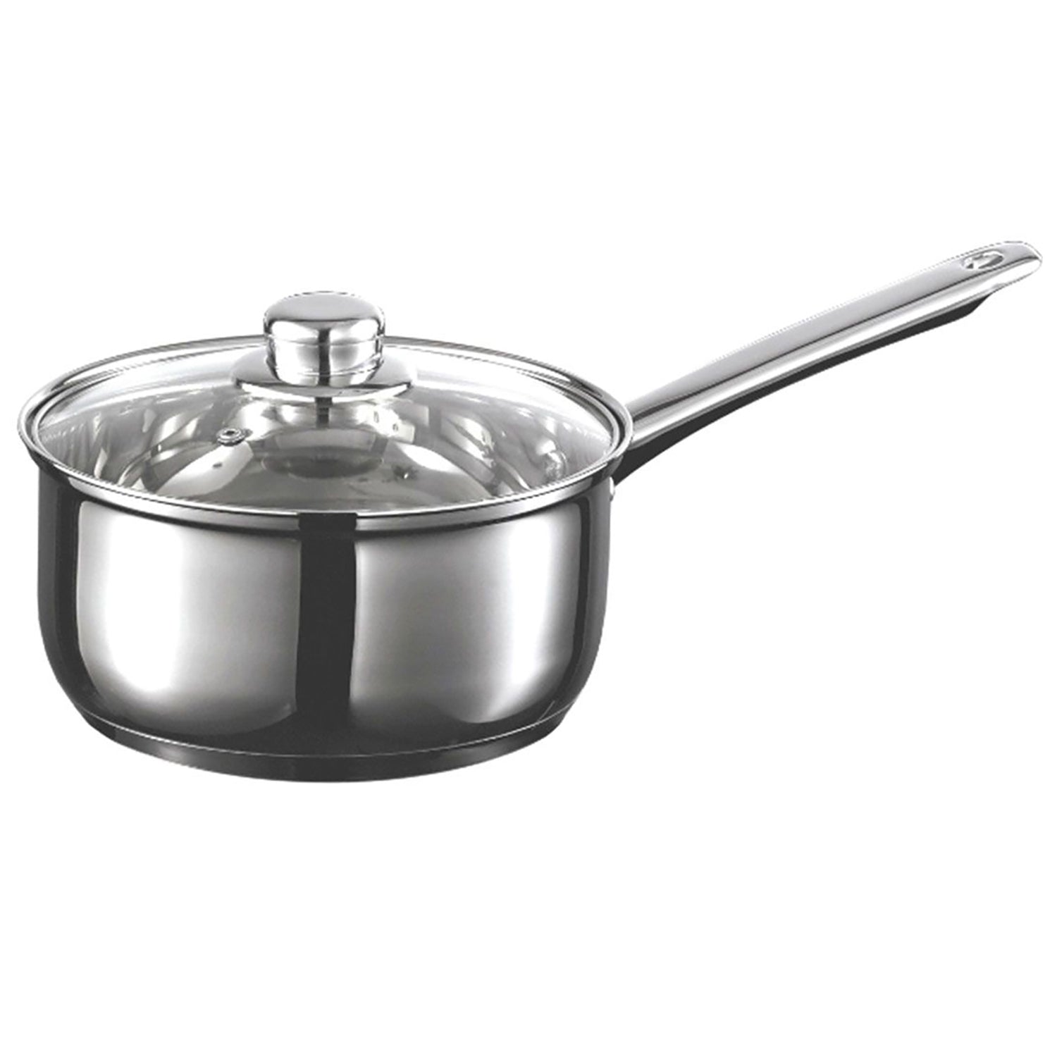 Starfrit - Casserole Everyday Basix avec Couvercle en Verre, Capacité de 2.3 Litres, Acier Inoxydable - Simple Boutique