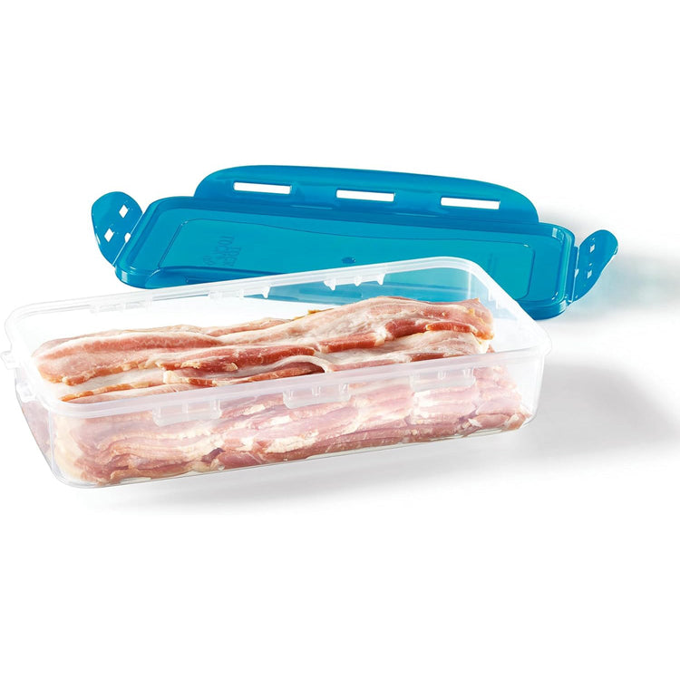 Starfrit - Ensemble de 2 Contenants pour Bacon LocknLock, Capacité de 1.6 Litre, Bleu - Simple Boutique
